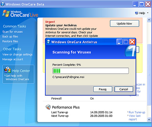 how to install virus protection on virtual xp